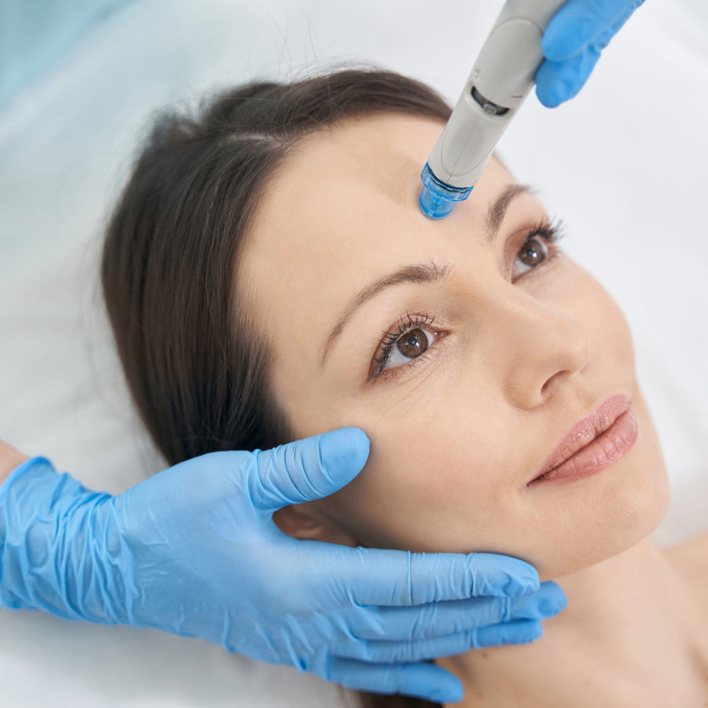 HydraFacial + Full Face Brightening Dermapen (Microneedling)