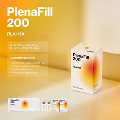 PlenaFill 50 mg (6 mL) Hybrid PLLA + HA Collagen Biostimulator for Instant Volume & Skin Lifting